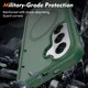 Samsung Galaxy S25 Plus Hoesje Full Protect 360° Cover met MagSafe Matte Groen afbeelding 4