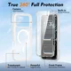 Apple iPhone 17 Pro Max Hoesje Full Protect 360° Cover MagSafe Matte Transparant afbeelding 7