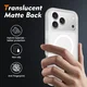 Apple iPhone 17 Pro Max Hoesje Full Protect 360° Cover MagSafe Matte Transparant afbeelding 4