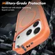 Apple iPhone 17 Pro Max Hoesje Full Protect 360° Cover met MagSafe Matte Oranje afbeelding 4