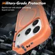 Apple iPhone 17 Pro Hoesje Full Protect 360° Cover met MagSafe Matte Oranje afbeelding 4