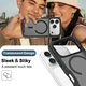 Apple iPhone 17 Pro Hoesje Full Protect 360° Cover met MagSafe Matte Zwart afbeelding 6