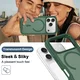 Apple iPhone 17 Pro Hoesje Full Protect 360° Cover met MagSafe Matte Groen afbeelding 6