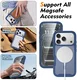 Apple iPhone 17 Pro Hoesje Full Protect 360° Cover met MagSafe Matte Blauw afbeelding 7