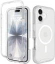 Apple iPhone 17 Hoesje Full Protect 360° Cover met MagSafe Matte Transparant