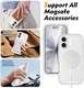 Apple iPhone 17 Hoesje Full Protect 360° Cover met MagSafe Matte Transparant afbeelding 4