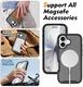 Apple iPhone 17 Hoesje Full Protect 360° Cover met MagSafe Matte Zwart afbeelding 8