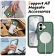 Apple iPhone 17 Hoesje Full Protect 360° Cover met MagSafe Matte Groen afbeelding 7