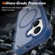 Apple iPhone 17 Hoesje Full Protect 360° Cover met MagSafe Matte Blauw afbeelding 4