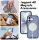 Apple iPhone 17 Hoesje Full Protect 360° Cover met MagSafe Matte Blauw afbeelding 7