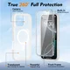 Apple iPhone 16 Pro Max Hoesje Full Protect 360° Cover MagSafe Matte Transparant afbeelding 5