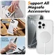 Apple iPhone 16 Pro Max Hoesje Full Protect 360° Cover MagSafe Matte Transparant afbeelding 4