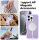 Apple iPhone 16 Pro Max Hoesje Full Protect 360° Cover met MagSafe Matte Paars afbeelding 5
