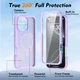 Apple iPhone 16 Pro Max Hoesje Full Protect 360° Cover met MagSafe Matte Paars afbeelding 7