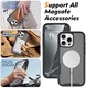 Apple iPhone 16 Pro Max Hoesje Full Protect 360° Cover met MagSafe Matte Zwart afbeelding 4
