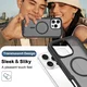 Apple iPhone 16 Pro Max Hoesje Full Protect 360° Cover met MagSafe Matte Zwart afbeelding 7