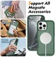 Apple iPhone 16 Pro Max Hoesje Full Protect 360° Cover met MagSafe Matte Groen afbeelding 5