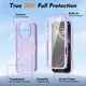 Apple iPhone 16 Pro Hoesje Full Protect 360° Cover met MagSafe Matte Paars afbeelding 7