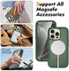 Apple iPhone 16 Pro Hoesje Full Protect 360° Cover met MagSafe Matte Groen afbeelding 5