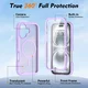 Apple iPhone 16 Hoesje Full Protect 360° Cover met MagSafe Matte Paars afbeelding 7