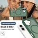 Apple iPhone 16 Hoesje Full Protect 360° Cover met MagSafe Matte Groen afbeelding 8