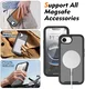 Apple iPhone 17e / 16e Hoesje Full Protect 360° Cover met MagSafe Matte Zwart afbeelding 8