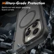 Apple iPhone 15 Pro Max Hoesje Full Protect 360° Cover met MagSafe Matte Zwart afbeelding 3