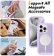 Apple iPhone 15 Pro Hoesje Full Protect 360° Cover met MagSafe Matte Paars afbeelding 4