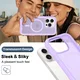 Apple iPhone 15 Pro Hoesje Full Protect 360° Cover met MagSafe Matte Paars afbeelding 5