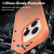 Apple iPhone 15 Pro Hoesje Full Protect 360° Cover met MagSafe Matte Oranje afbeelding 3
