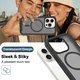 Apple iPhone 15 Pro Hoesje Full Protect 360° Cover met MagSafe Matte Zwart afbeelding 5