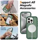 Apple iPhone 15 Pro Hoesje Full Protect 360° Cover met MagSafe Matte Groen afbeelding 4