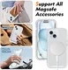 Apple iPhone 15 Hoesje Full Protect 360° Cover met MagSafe Matte Transparant afbeelding 6