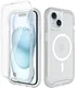 Apple iPhone 15 Hoesje Full Protect 360° Cover met MagSafe Matte Transparant