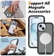 Apple iPhone 15 Hoesje Full Protect 360° Cover met MagSafe Matte Zwart afbeelding 5