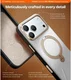 TORRAS Q Pro Leather iPhone 17 Pro Hoesje MagSafe 360° Kickstand Grijs afbeelding 7