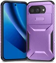Google Pixel 10a Hoesje Camera Slider Back Cover Schokbestendig Paars