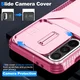 Samsung Galaxy A37 Hoesje Camera Slider Back Cover Schokbestendig Roze afbeelding 7