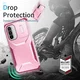 Samsung Galaxy A37 Hoesje Camera Slider Back Cover Schokbestendig Roze afbeelding 2