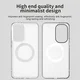 Samsung Galaxy A37 Hoesje MagSafe Backcover Semi-Transparant & Wit afbeelding 7