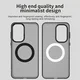Samsung Galaxy A37 Hoesje MagSafe Backcover Semi-Transparant & Zwart afbeelding 7
