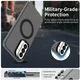 Samsung Galaxy A37 Hoesje MagSafe Backcover Semi-Transparant & Zwart afbeelding 6