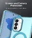 Samsung Galaxy A37 Hoesje MagSafe Backcover Semi-Transparant & Blauw afbeelding 8