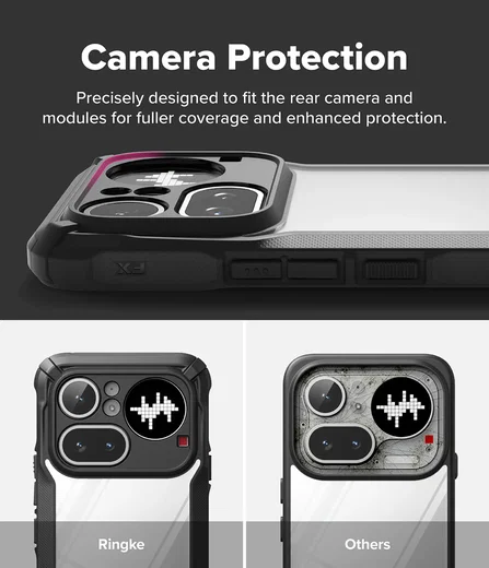 Ringke Fusion X Nothing Phone (4a) Pro Hoesje Back Cover Zwart afbeelding 10