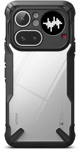 Ringke Fusion X Nothing Phone (4a) Pro Hoesje Back Cover Zwart afbeelding 12