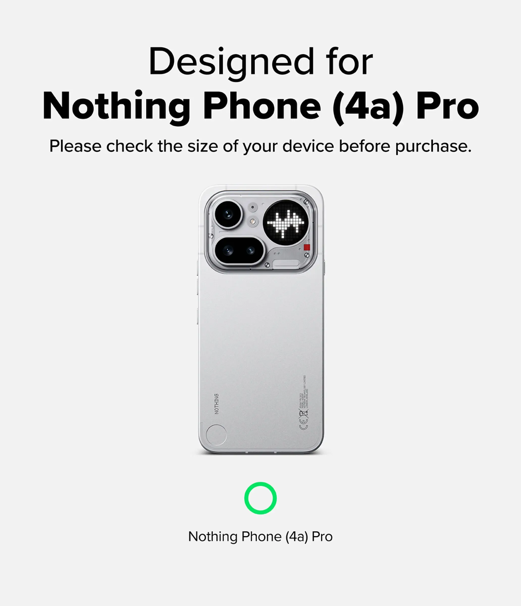 Ringke Fusion X Nothing Phone (4a) Pro Hoesje Back Cover Zwart afbeelding 8