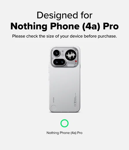 Ringke Fusion X Nothing Phone (4a) Pro Hoesje Back Cover Zwart afbeelding 8