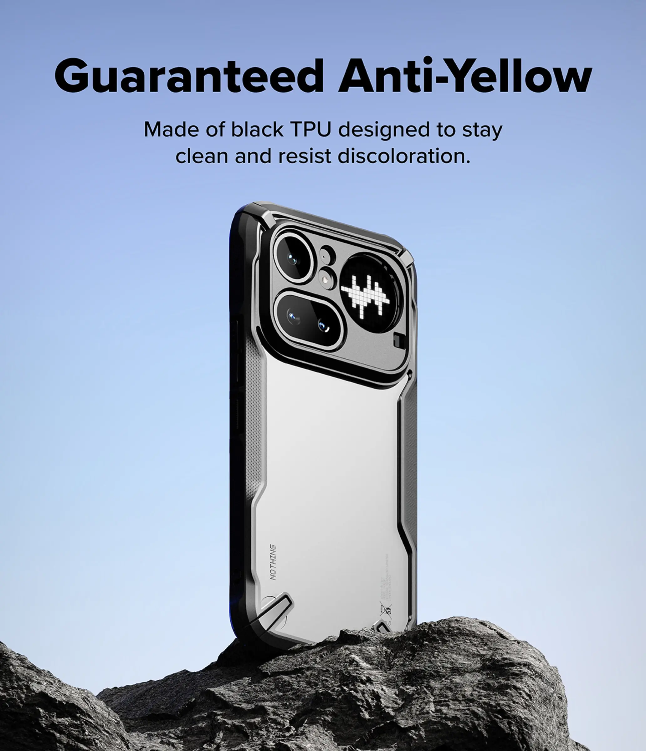 Ringke Fusion X Nothing Phone (4a) Pro Hoesje Back Cover Zwart afbeelding 4