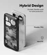 Ringke Fusion X Nothing Phone (4a) Hoesje Back Cover Camo Zwart afbeelding 3