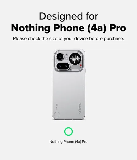 Ringke Fusion X Nothing Phone (4a) Hoesje Back Cover Camo Zwart afbeelding 6